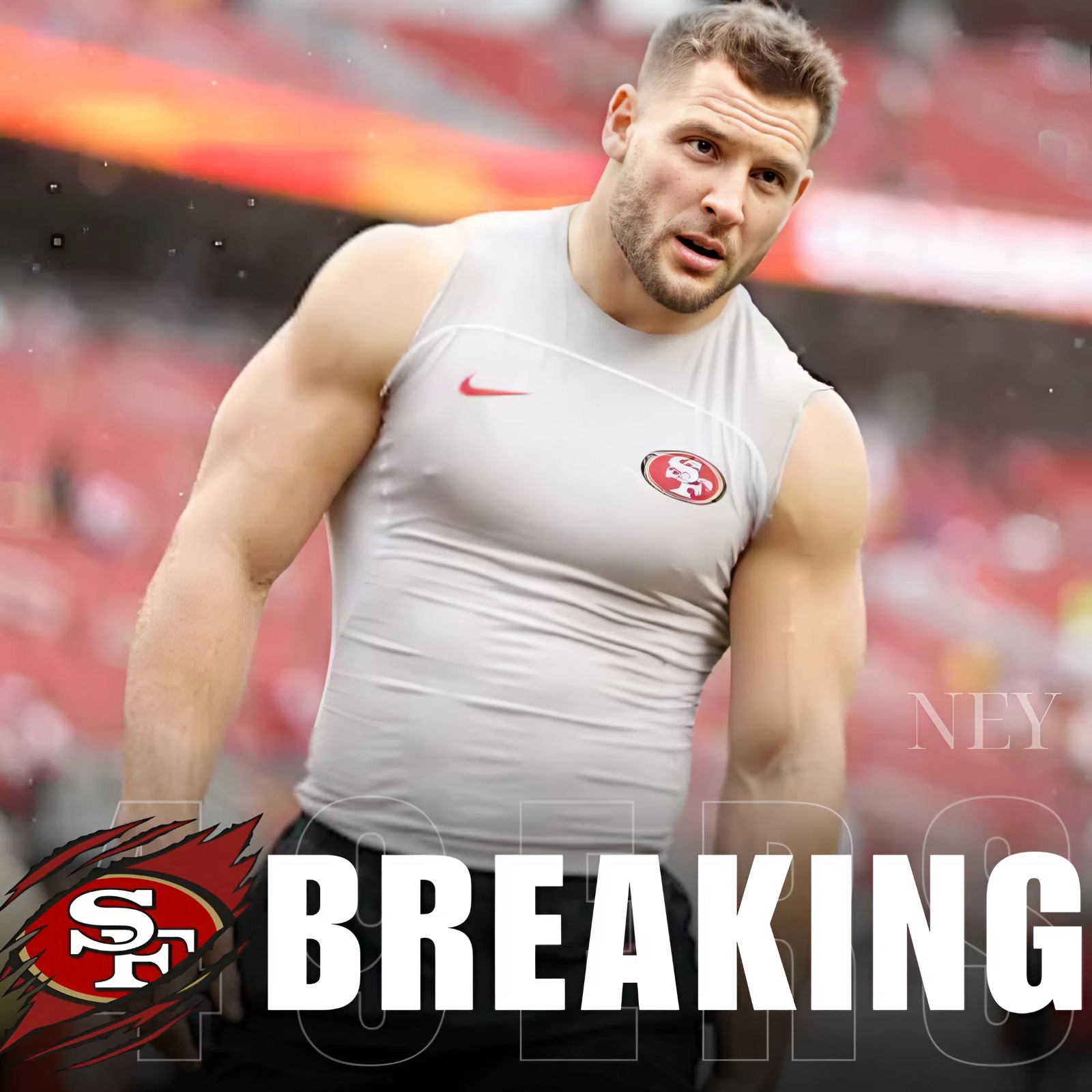 BREAKING NEWS: Nick Bosa shocked everyone as he stormed out of San Francisco 49ers practice at Levi’s Stadium, leaving the team worried. According to reports, he had received a call from his brother Joey Bosa, informing him that their nephew had been the victim of brutal bullying and assault at a prestigious school in California. Bosa immediately left the facility to join his family at the school, vowing to file a lawsuit and fight to the very end to protect his loved ones and their dignity… - ney