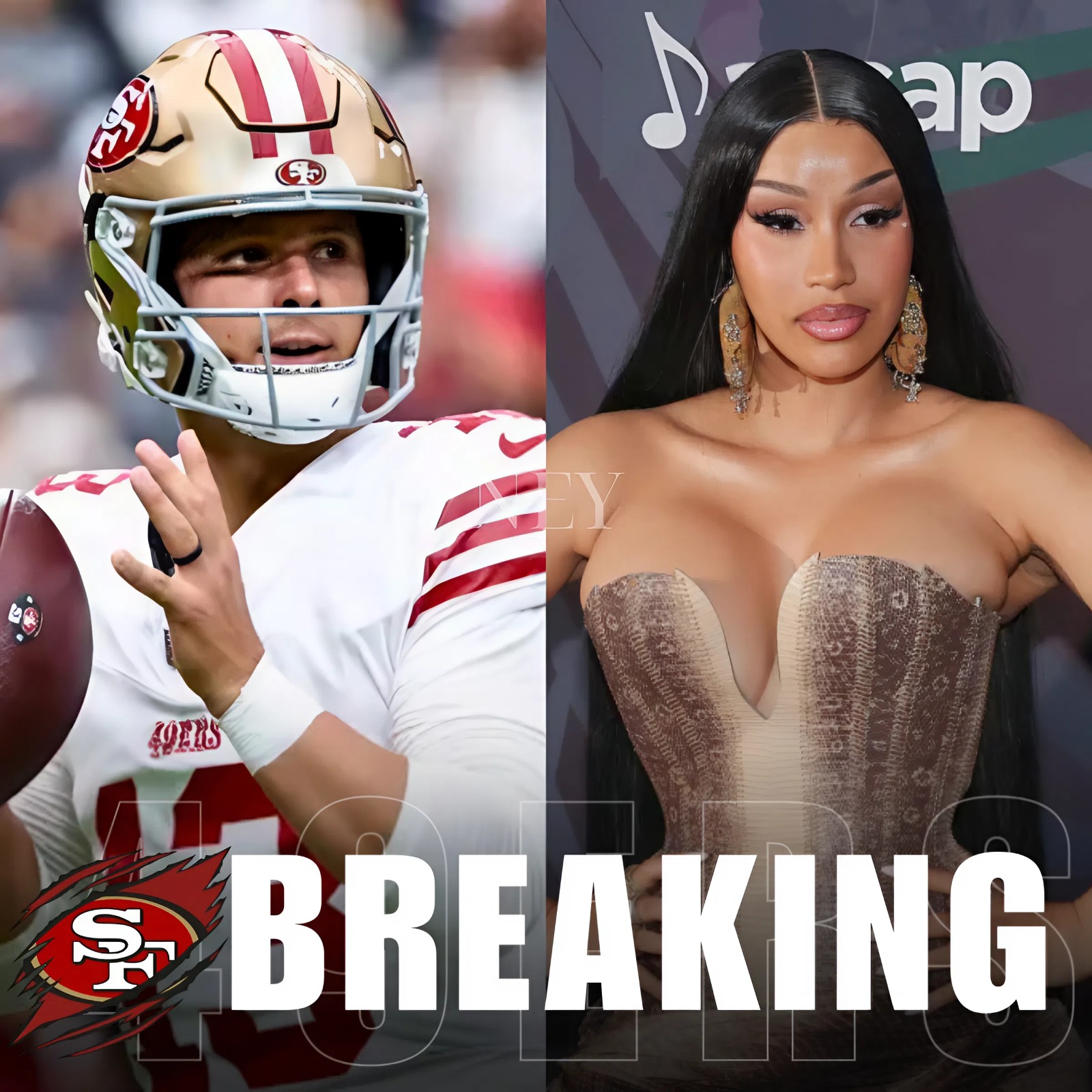 NFL EXPLOSION: Just after Cardi B secured her $24M victory in the ‘body shaming’ trial, San Francisco 49ers quarterback Brock Purdy stunned reporters by standing firmly in her corner. He declared: ‘She never insulted that woman’s body — quit bending her words. Cardi told the truth, and she deserves respect, plain and simple.’ His remarks sent shockwaves across the NFL community, with Niners fans praising Purdy for defending Cardi B against her critics… - ney