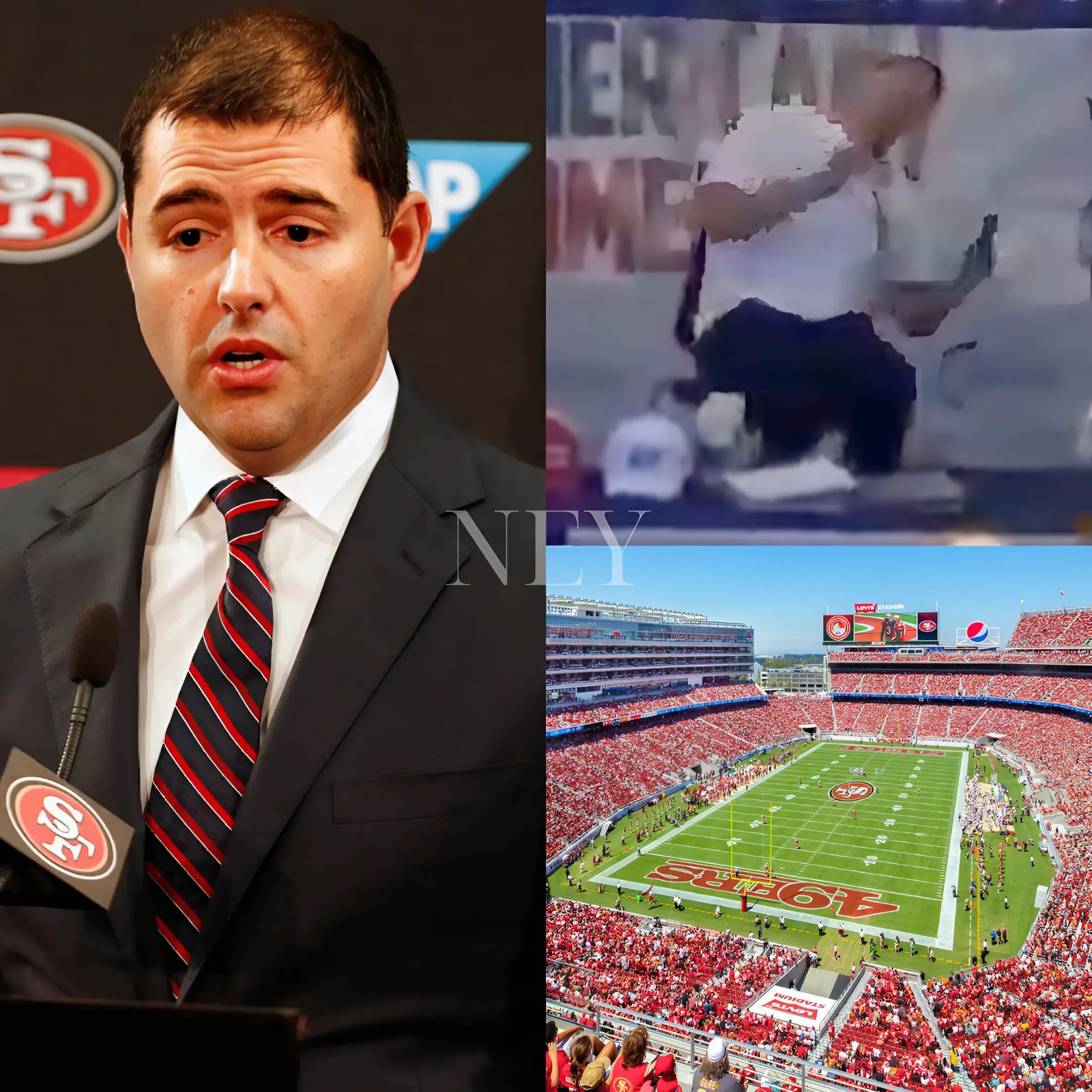 49ERS SHOCK: Jed York broke his silence after the Charlie Kirk tragedy, condemning it as “a devastating scar on our country and on the voices of our youth.” He pledged to tighten security at Levi’s Stadium and insisted: “There will never be a place for weapons in a space of family, sport, and unity.” Yet his final words carried a cryptic warning that has since set off a wave of speculation across the NFL... - ney