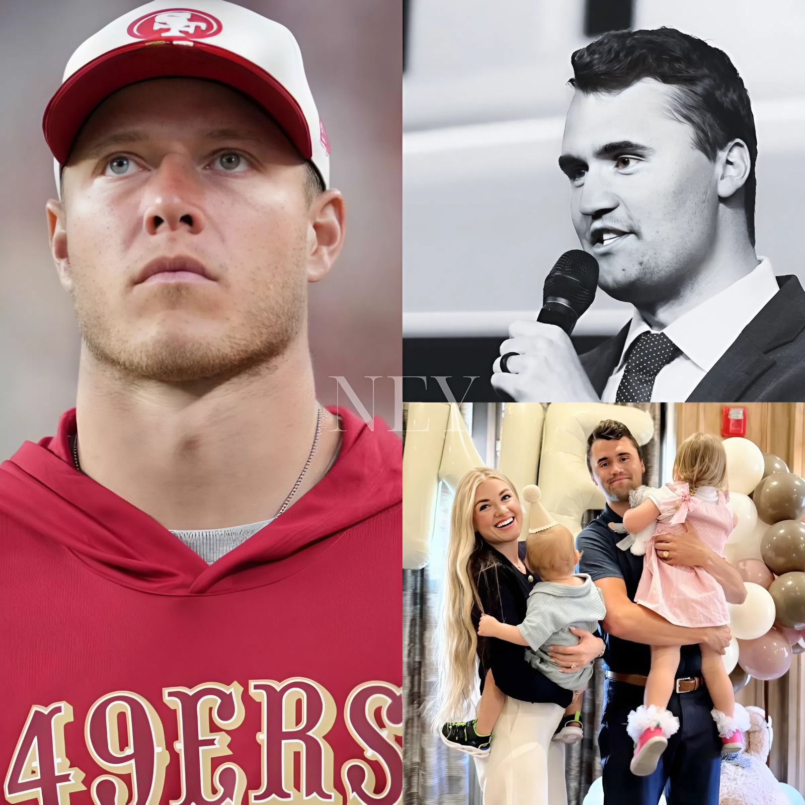 BREAKING: In a tearful moment at Charlie Kirk's memorial service, 49ers superstar Nick Bosa stood silently next to Kirk's casket - until witnesses say his eyes were fixed on a mysterious flashing light above the casket, causing him to turn pale and mumble words that no one around could hear...criss