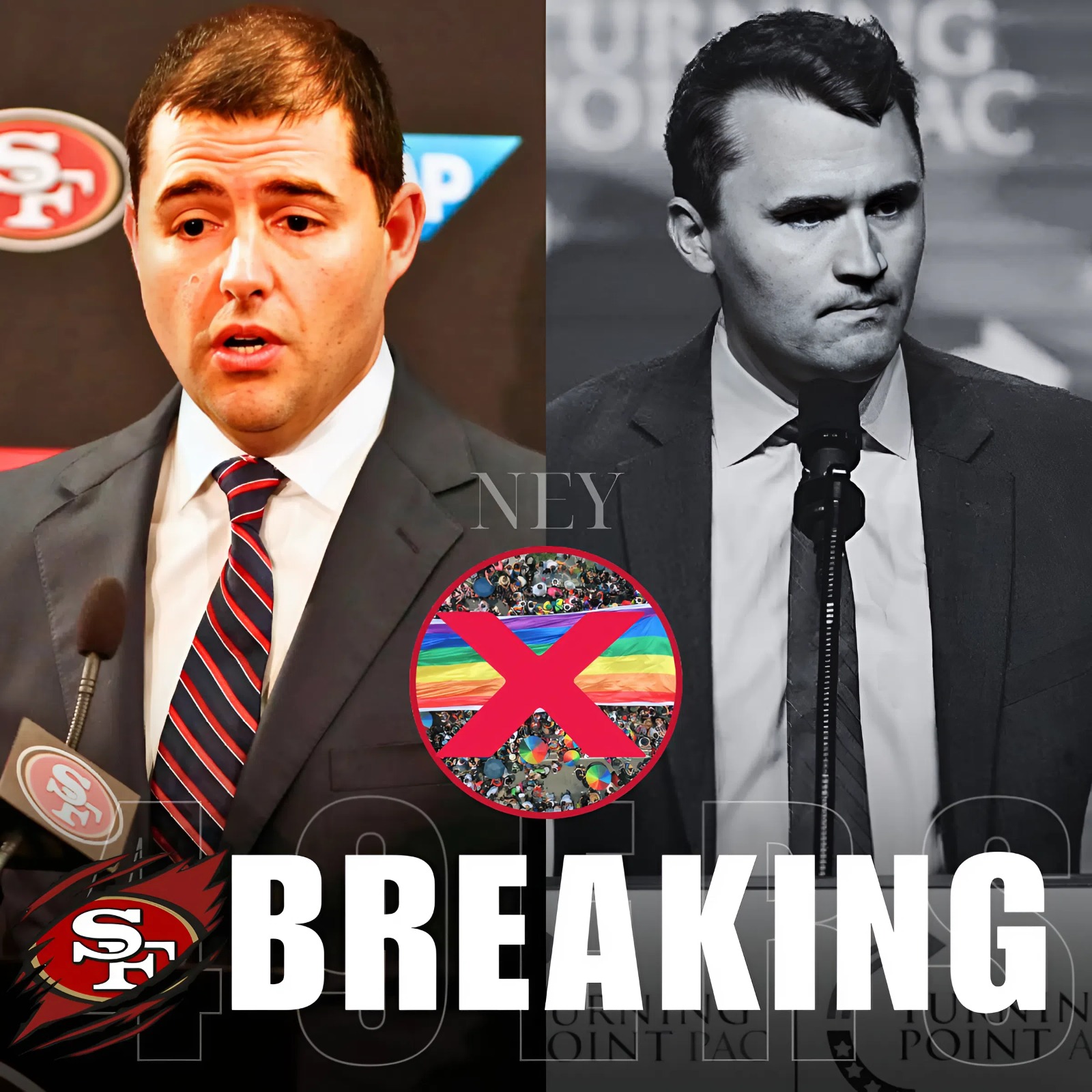 BREAKING NEWS: After the shocking assassination of Charlie Kirk, reportedly due to his stance opposing LGBT issues, San Francisco 49ers owner Jed York ignited a firestorm of outrage when, while offering his condolences, he delivered a shocking statement: “We will ban all LGBT-related propaganda inside the stadium hosting the Super Bowl.” This unprecedented declaration in NFL history has rocked the Bay Area and raised countless questions about the hidden motives behind his words... - ney